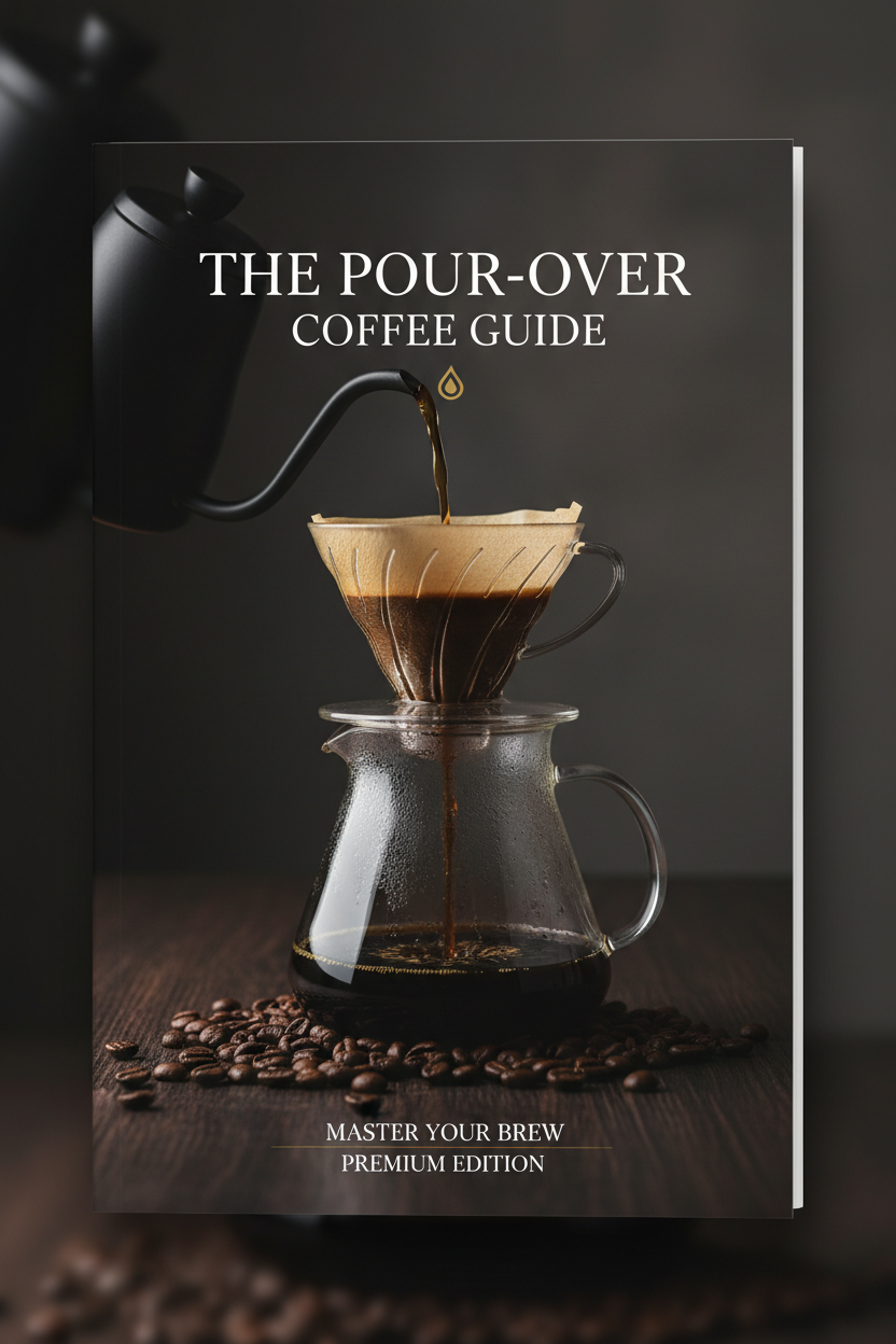Moody bold cover image for The Pour-Over Coffee Guide